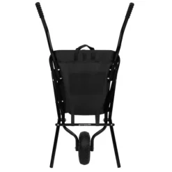 VONROC Hopfällbar Skottkärra – Lätt och Platsbesparande Trädgårdsvagn med 30 kg Kapacitet, Ergonomiska Handtag och Luftfyllda Hjul