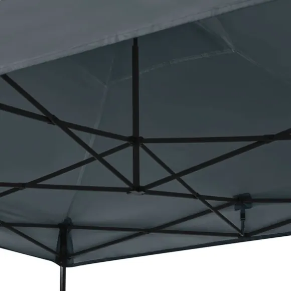 VONROC Partytält 3x3 m – Easy-Up med Sidoväggar – UV-skydd, Vattentålig, Justerbar Höjd