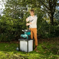 VONROC Uppsamlingsbehållare 60L för Kompostkvarn GS503AC – Ersättning för Strimlade Träflisor, Perfekt för Kompostering