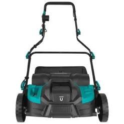 VONROC Vertikalskärare & Luftare – 1500W – 36 cm skärbredd | Justerbart skärdjup | Inkl. 45L gräsbox & väggfäste