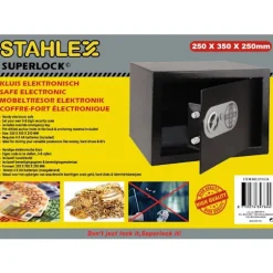 Värdeskåp elektroniskt 250 x 350 x 250 mm