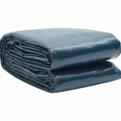 Värmeduk för pool PE 527 cm svart och blå