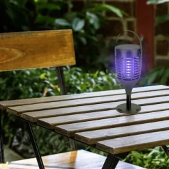 V-TAC VT-3215 23459 UV-insektsfångare UV-ljus, Strömgitter 5 W (L x B x H) 128 x 128 x 672 mm Svart 1 st