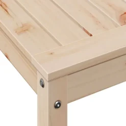 Växtbord med hylla - Planteringsbord i massiv furu | Storlek: 82,5x50x75 cm | Färg: Natur