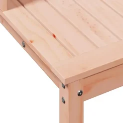 Växtbord med hyllor i massivt douglasträ - Planteringsbord | Storlek: 82,5x50x109,5 cm | Färg: Natur