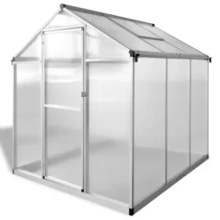 Växthus 3,46 m² förstärkt aluminium
