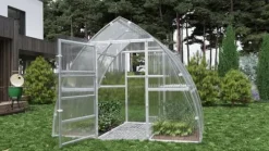 Växthus "Arrow" 3x8m med 4mm polykarbonat