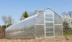 Växthus Baumera STANDART 20 - 2,5x8m med 6 mm polykarbonatbeläggning