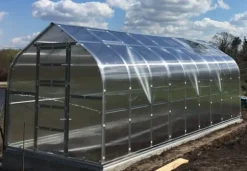 Växthus Baumera STANDART 10 - 2,5x4m med 6 mm polykarbonatbeläggning