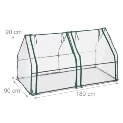 Växthus för kallbänk, 90x180x90 cm, Transparent