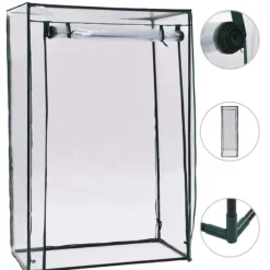 Växthus för tomatodling - Skydda dina växter | Storlek: 102x52x150 cm