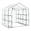 Växthus Grünau 200x200x220 cm [en.casa]