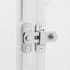 Växthus i aluminium 224x169x202 cm - Väderbeständig & UV-skydd | Färg: Silver | Storlek: 224x169x202 cm