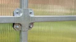 Växthus KLASIKA TUBE 3x6m (18m2) med fundament och 6mm polykarbonatbeläggning