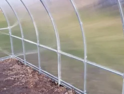 Växthus KLASIKA TUBE 3x6m (18m2) med fundament och 6mm polykarbonatbeläggning