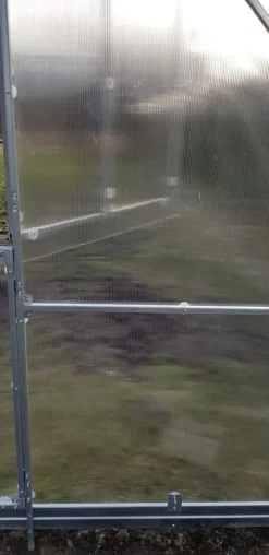 Växthus KLASIKA TUBE 3x6m (18m2) med fundament och 6mm polykarbonatbeläggning