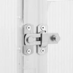 Växthus med aluminiumram - Väderbeständigt och stabilt | Storlek: 169x169x202 cm | Färg: Silver