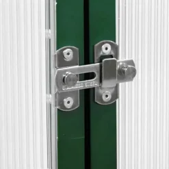 Växthus med grön aluminiumram - Robust och väderbeständig | Storlek: 169x58x202 cm