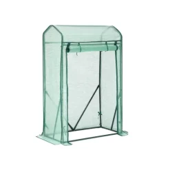 Växthus med rulljalusiingång