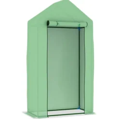 Växthus med stålram 0,5 m² 1x0,5x1,9 m