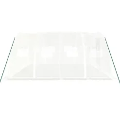 Växthus med stålram - Rymligt för frukter & grönsaker | Färg: Vit | Storlek: 16 m² (4x4x2 m)