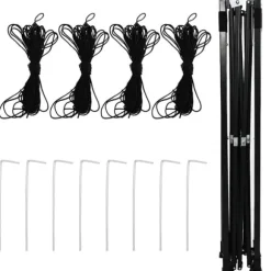 Växthus med tak i industriell stil - Stålram | Färg: Grön | Storlek: 290x430x315 cm