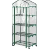Växthus mini 69×50×165 cm – 4 hyllor, transparent