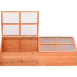 Växthus trä 180x57x62 cm