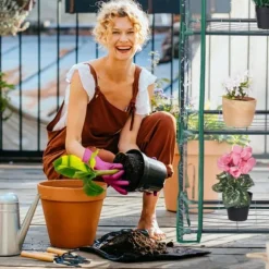 Växthus, 128x60x40 cm, Grön