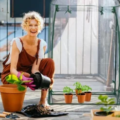 Växthus, 153x89x49 cm, Transparent