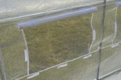 Växthus ytterhölje - 2x4,5 m - 9m2 yta - vit - ersättningsduk