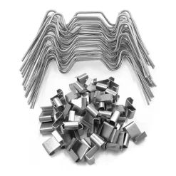 Växthusklamrar i Rostfritt Stål 50-Piece