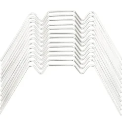 Växthusklämmor 50 st W-typ galvaniserat stål