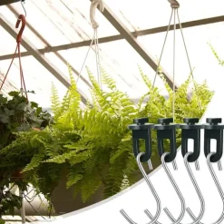 Växthusklämmor med S-Krokar, 50-pack