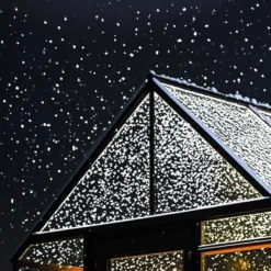 Växthuspaneler, Polykarbonat, 121x60,5x0,8 cm, Klar, Tak