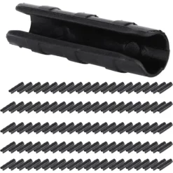 Växthusram rörklämma - 100 st, svart