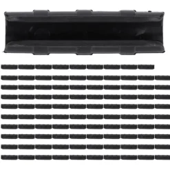 Växthusram rörklämma - 100 st, svart