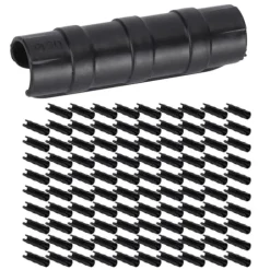 Växthusram rörklämma - 100 st, svart