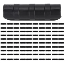 Växthusram rörklämma - 100 st, svart