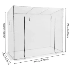 Växthusset, Hållbara Material, Mångsidig Trädgårdslösning,Beige