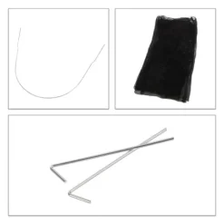 Växthustunnel, 50x60x500 cm, Svart