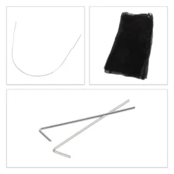 Växthustunnel, 51x55x700 cm, Svart