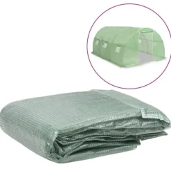 Växthusöverdrag (13,5 m²) 300x450x200 cm grön