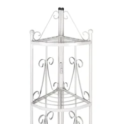 Växthylla vit med 5 hyllor - Växtställ