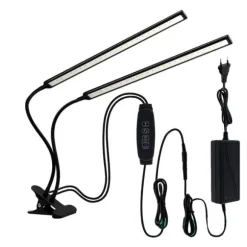 Växtlampa, Klämdesign, Flexibel Gåsdjursnack,60W