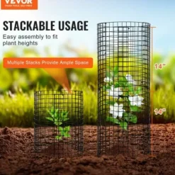 Växtskydd, 6-pack, 32x35,5 cm, Metall, Justerbar, Utomhus