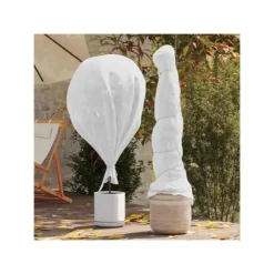 Växtskydds fleece - vidaXL - 50x3,2 m - Vit - Ovävd tyg - UV-resistent - Återanvändbar