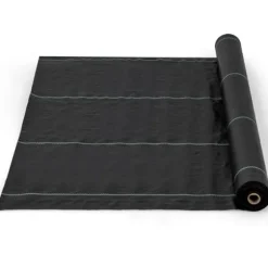 Växtskyddstyg, 25x2 m, Svart