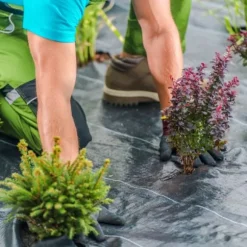 Växtskyddstyg, 25x2 m, Svart