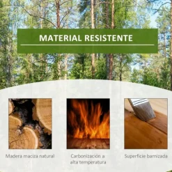 Växtställ - Blomhylla i trä - 6 hyllplan - 95 x 28 x 96,5 cm